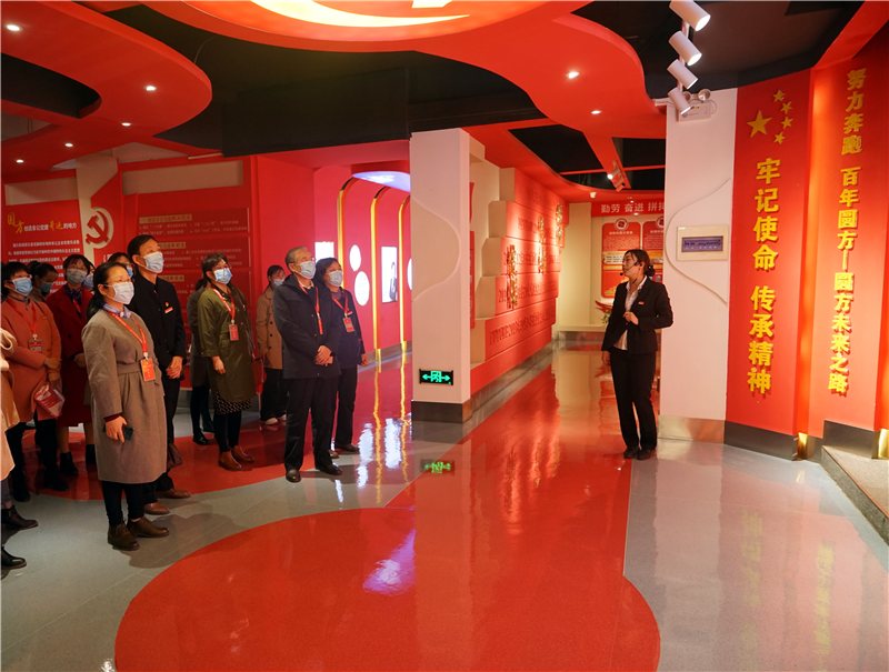 我院党委书记带队赴圆方非公有制企业党建学院学习党建工作