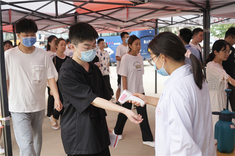 我院2021年专升本考试顺利举行
