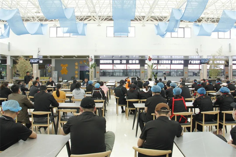 【后勤处】新密市米村镇市场监督管理所到我院开展食品安全专题培训